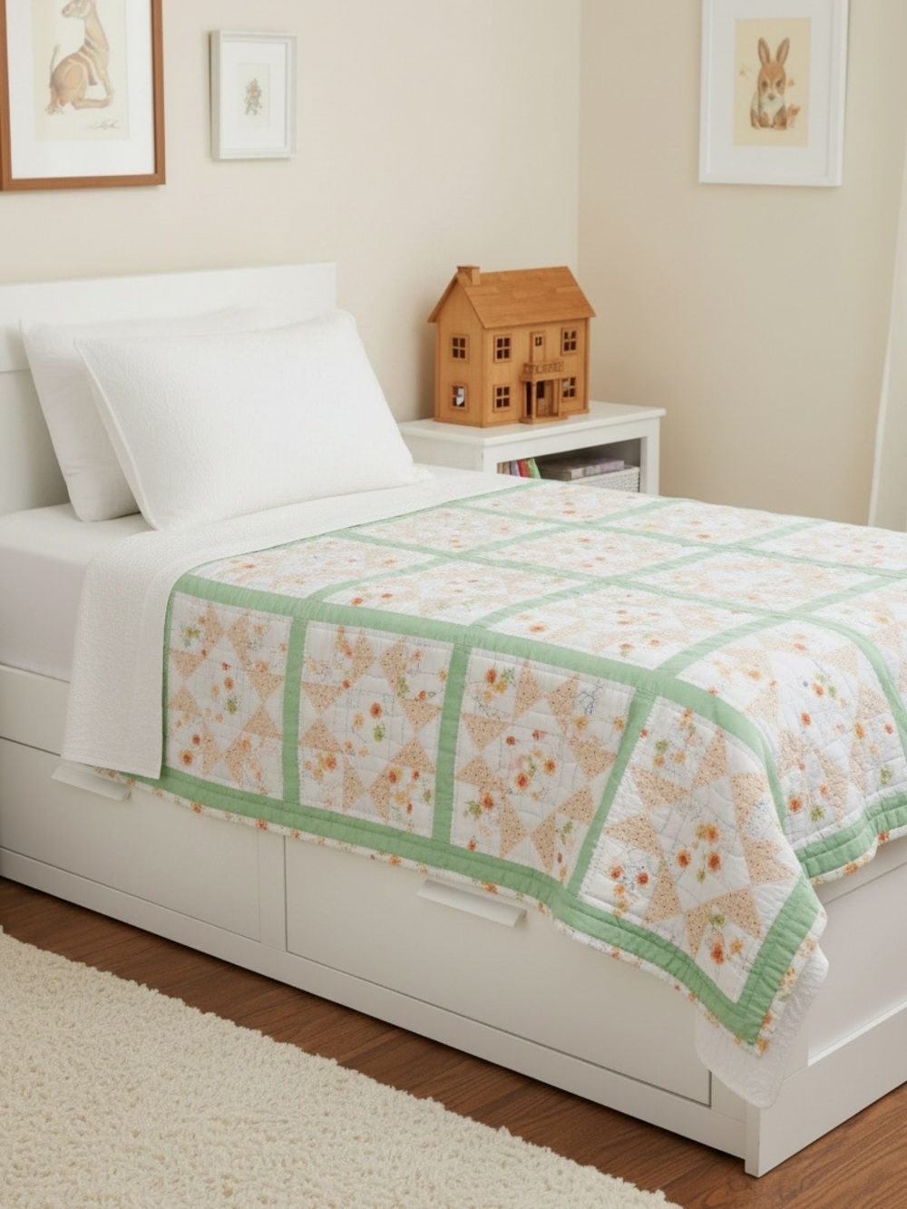 2025 Handmade Ribbon Star Quilt 2025